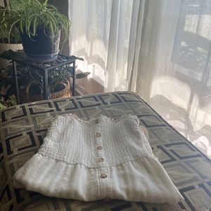 BEIGE AND CREAM ABERCROMBIE AND FITCH DRESS